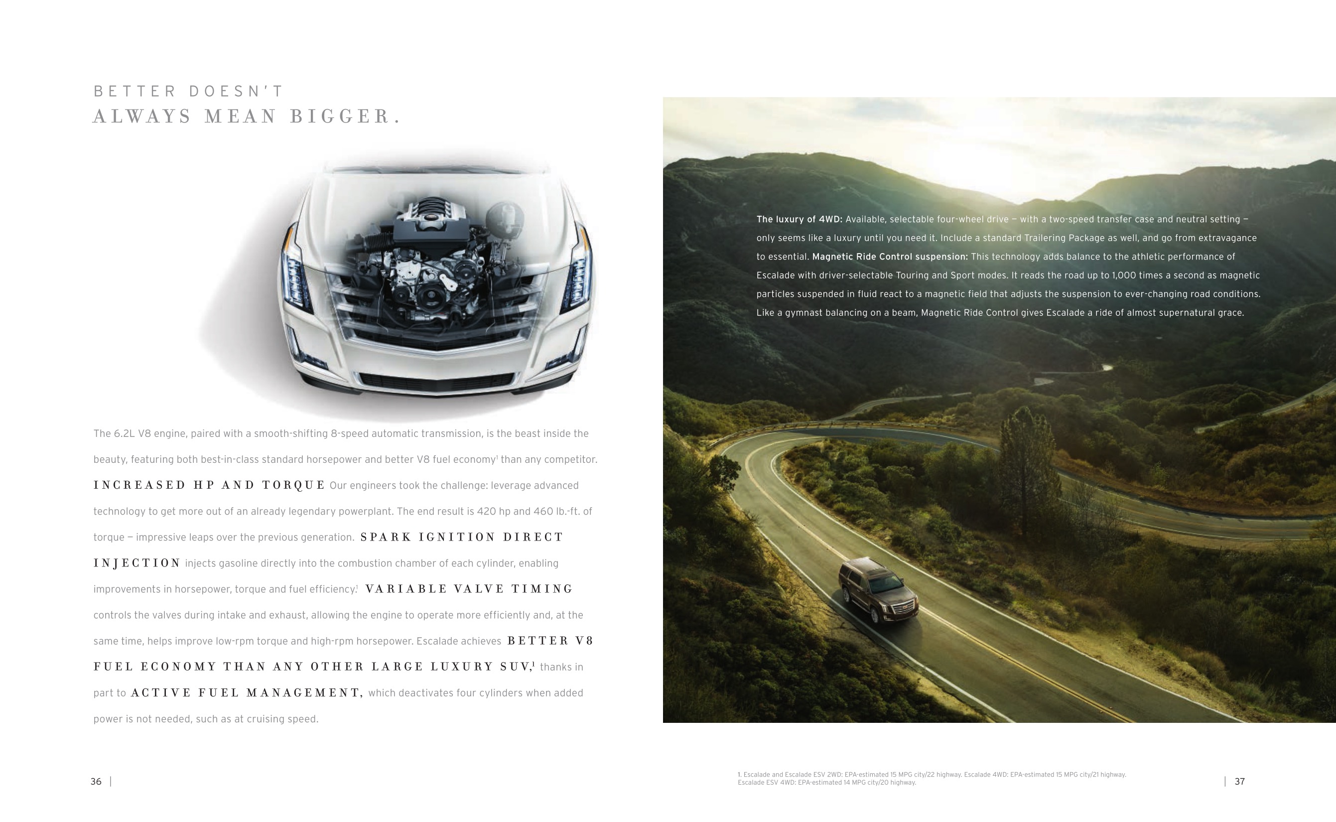 2015 Cadillac Escalade Brochure Page 17